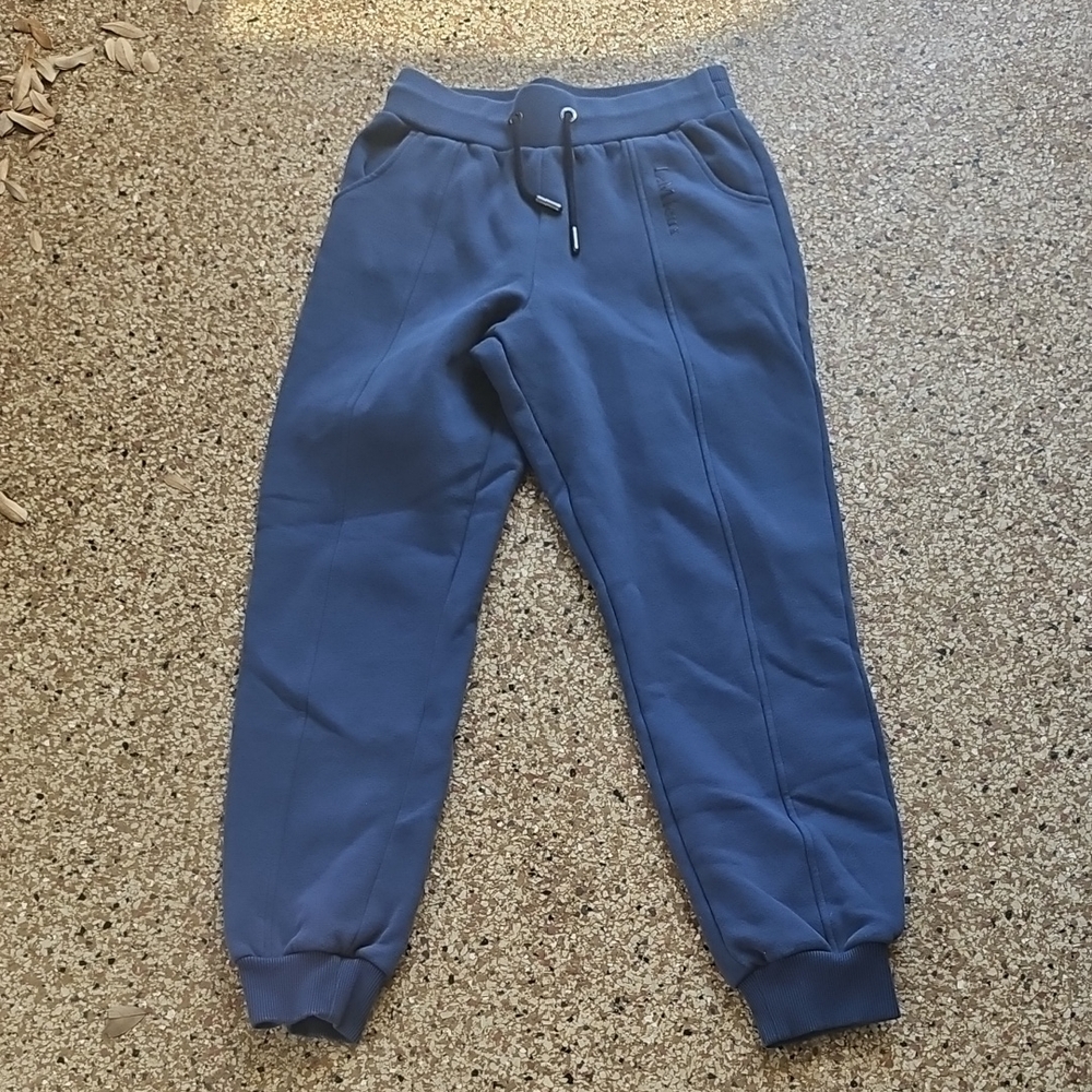 Le Mieux Young Rider Honor Blue Grey Cotton Sweat Pant Jogger Atlantic 11-12